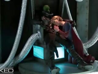 Wickedparodies - supergirl vilioja braniac į analinis xxx filmas