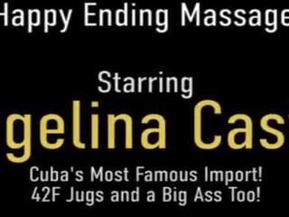 Lepší masáž a pička fucking&excl; kubánske naivka angelina castro dostane dicked&excl;