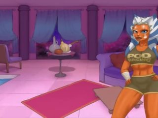 Žvaigždė wars oranžinis treneris dalis 31 cosplay trenksmas magnificent xxx ateivis merginos