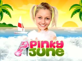 年轻 和 嫪 青少年 pinky june 电影 离 她的 修剪 pinky 海狸